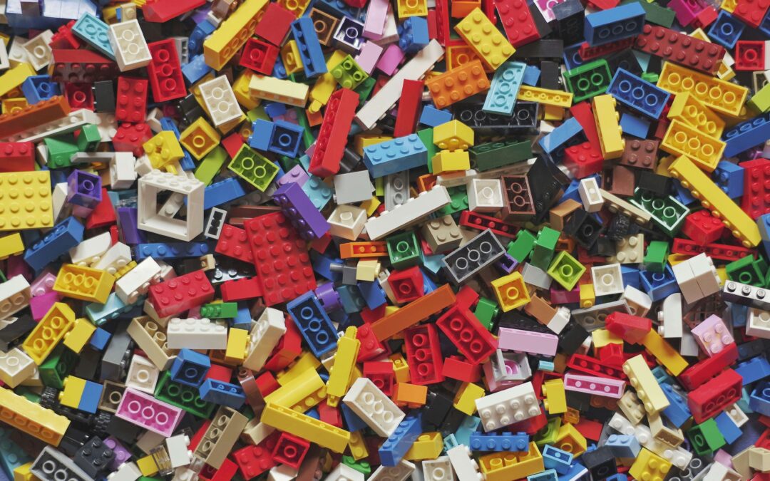 Legosteine symbolisieren CAD Blöcke